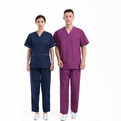 La manga corta del hospital friega los uniformes del traje para las enfermeras M-4XL