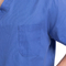 El hospital del poliéster friega el traje uniforma al doctor corto del oficio de enfermera del algodón de la manga