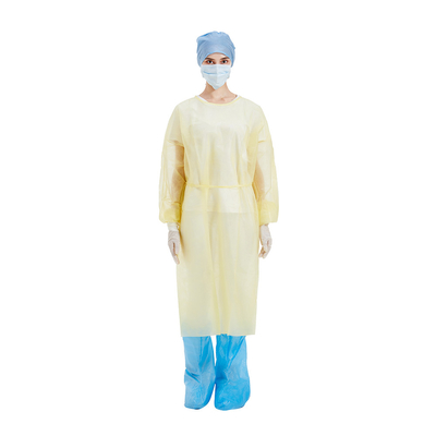 Vestido disponible no tejido PP 15-40gsm del aislamiento del hospital con el CE FDA ISO13485