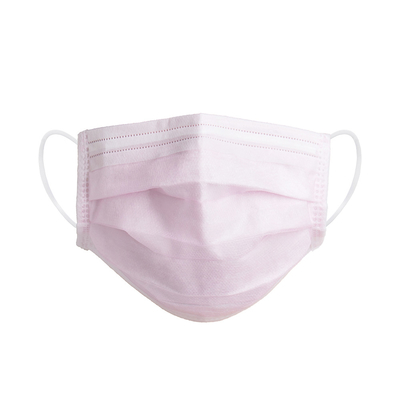 Capa disponible rosada Meltblown no tejido respirable de la mascarilla de la tela no tejida 3