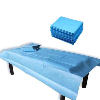 Cubierta de cama disponible de la belleza no tejida, cubiertas de cama disponibles del masaje 20-65gsm