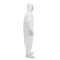Prenda impermeable protectora disponible 25gsm-70gsm blanco de la bata del PPE
