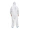Prenda impermeable protectora disponible 25gsm-70gsm blanco de la bata del PPE