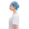 Doctor casquillo tejido Bouffant Disposable Non para el personal hospitalario PP azules con los lazos