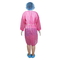 Nivel médico disponible no tejido rosado 1 del PPE AAMI de los vestidos 30gsm de los PP 2 3 4