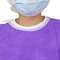 el aislamiento púrpura de 50g PP viste los vestidos disponibles del hospital